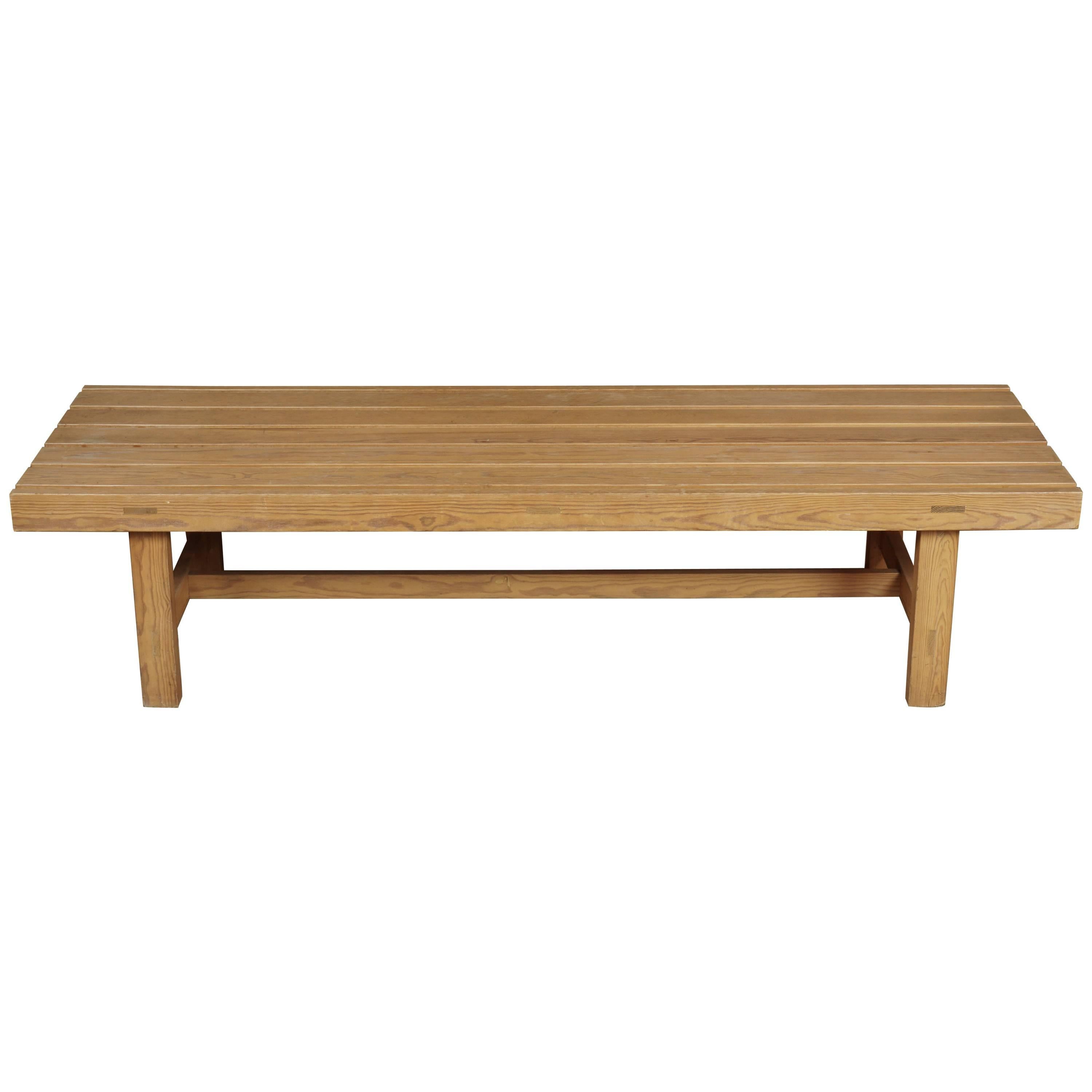 Pine Coffee Table from Sweden, circa 1970