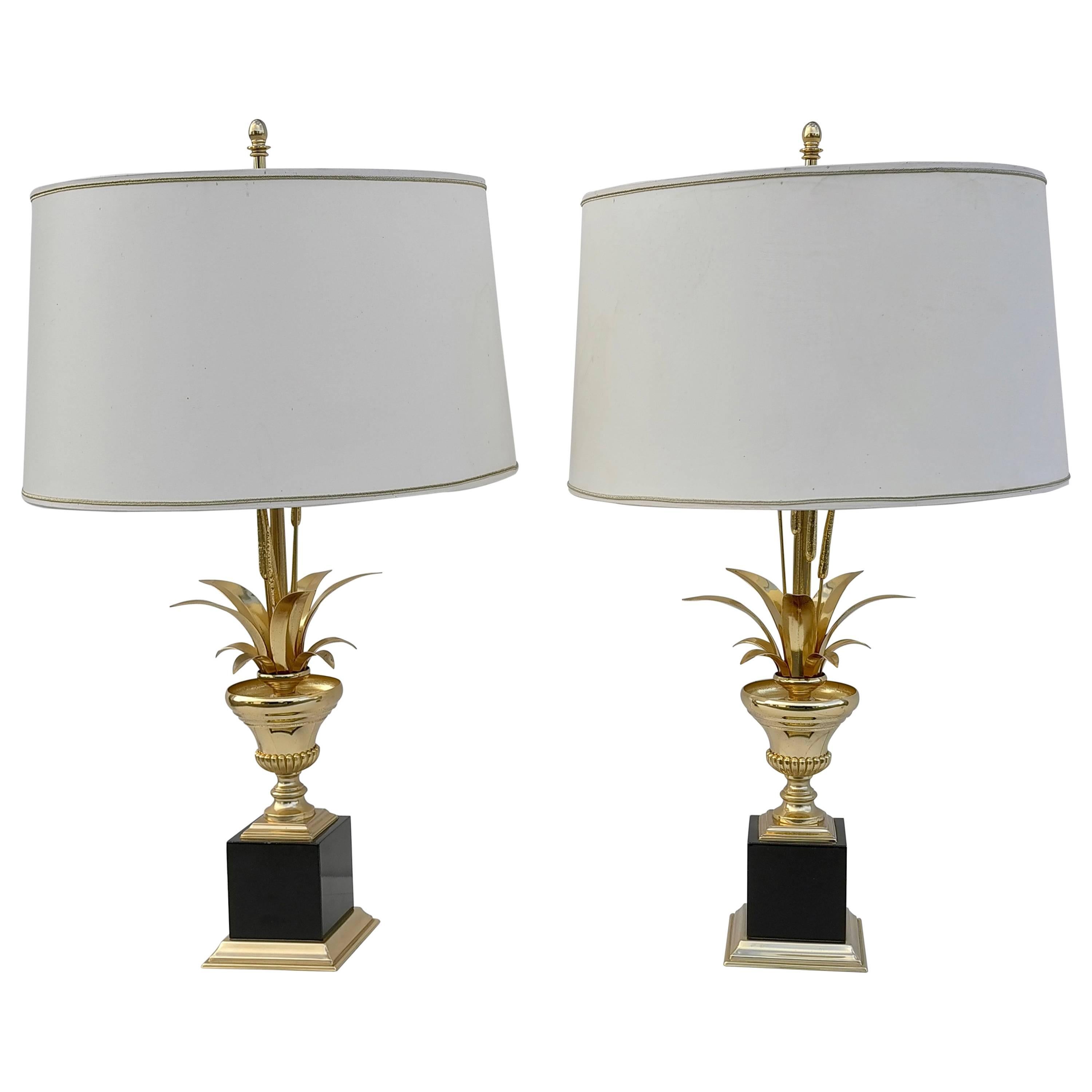 Pair of Maison Charles Table Lamps, France, 1960s