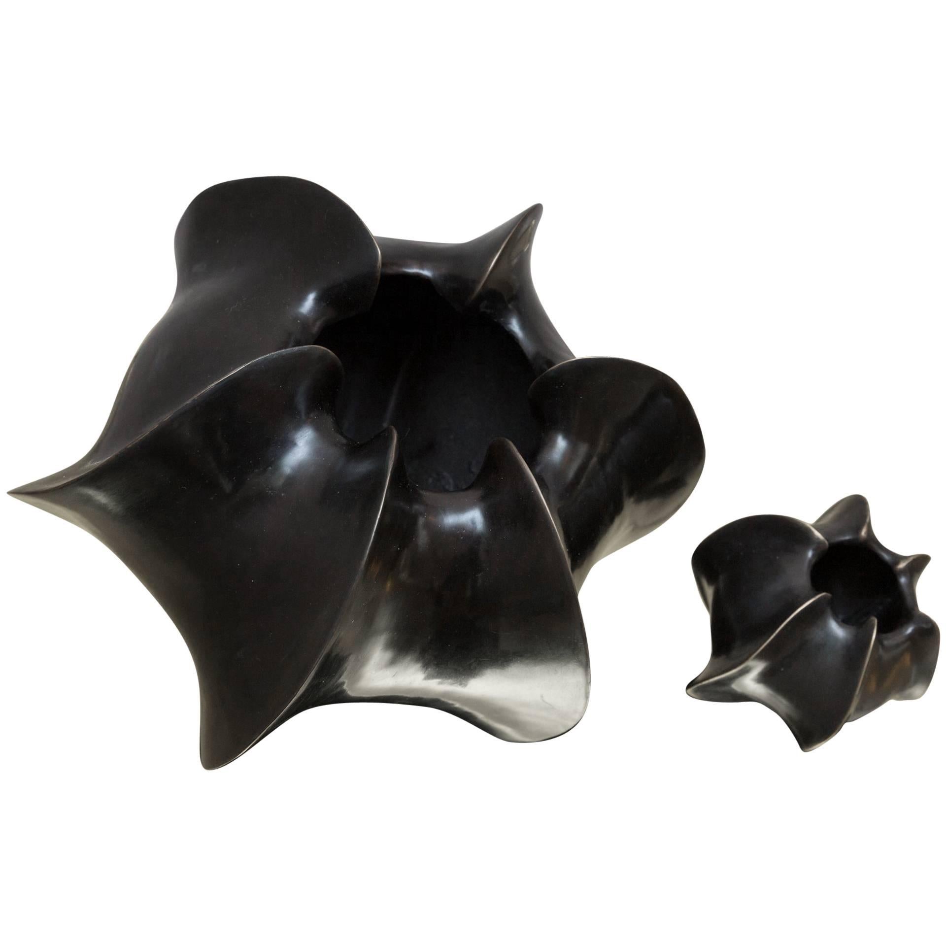 Bronze Vases Starfruit Objects For Sale