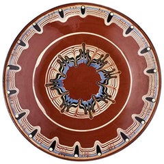 Vintage Ceramic Bulgarian Plate from 1960s Vintage Ceramic Bulgarian Plate from 1960s