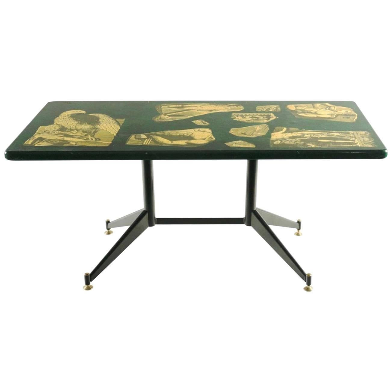 Fabulous Coffee Table by Fornasetti, Italy, 1960s-1970s
