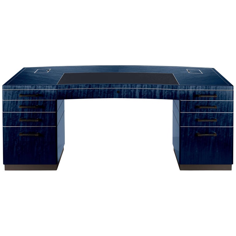 Odyssey Desk, Blue at 1stDibs