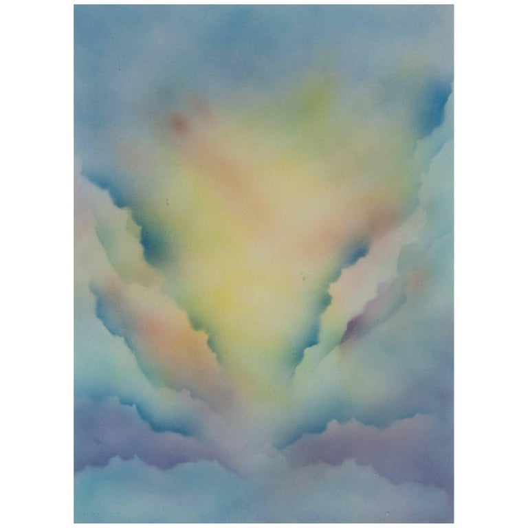 Victor Young Abstract Modern Painting Washington Color Field at