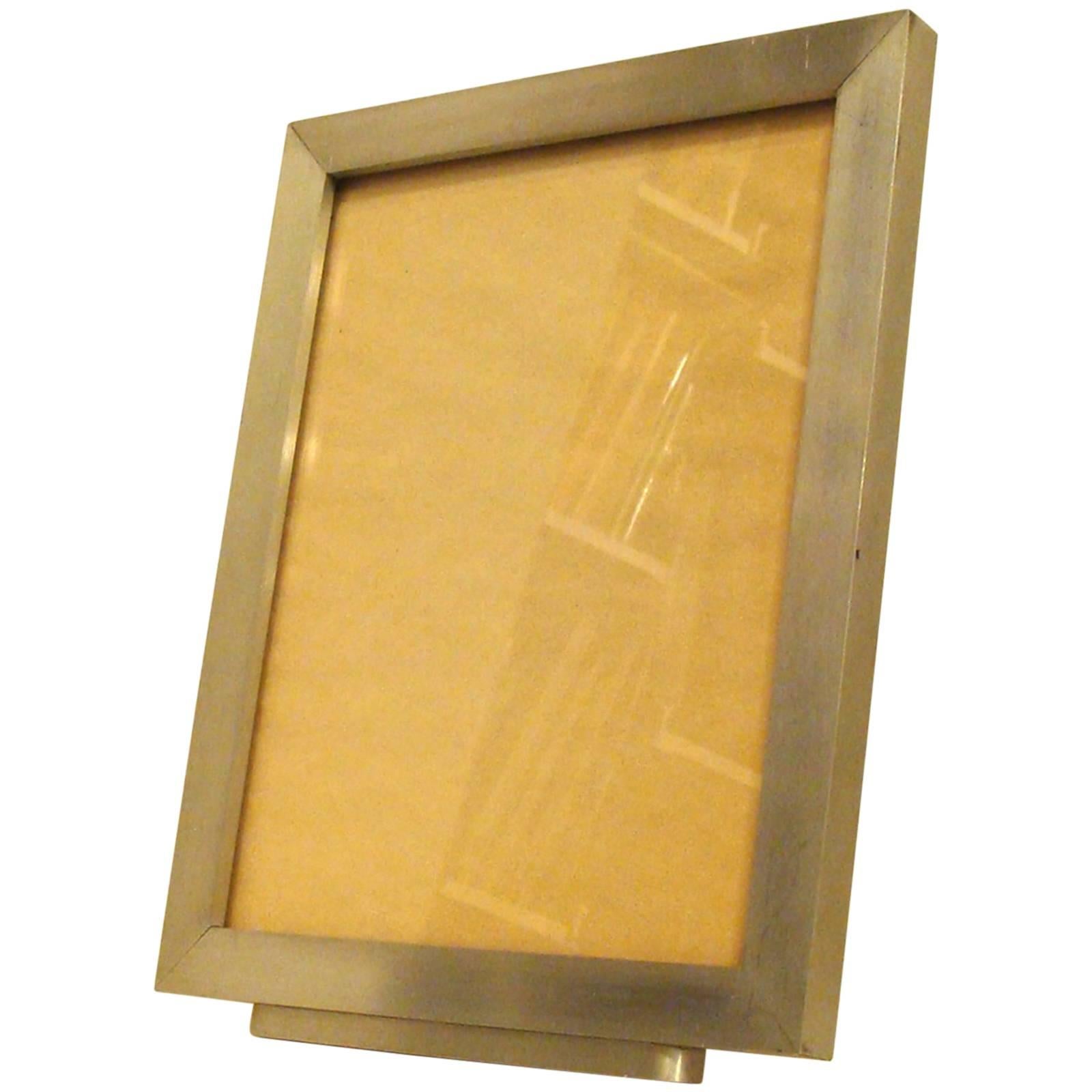 Rare Wendell August Modernist Picture Frame, Special for Holiday