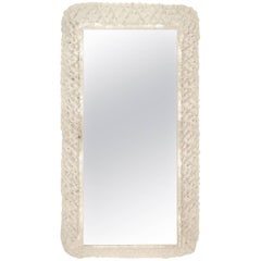 Illuminated Lucite Vanity Mirror by Hillebrand