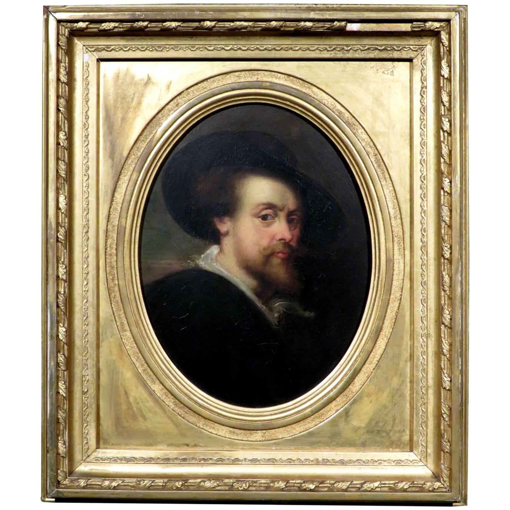 Portrait of Sir Peter Paul Rubens, Continental Circa 1870
