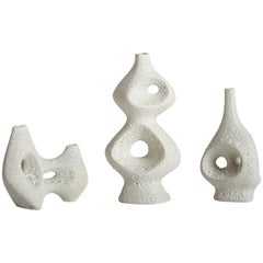 Set of Ronchamp Lava Glaze Vases