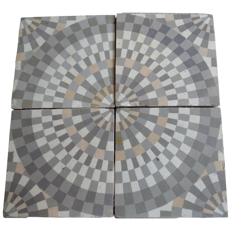 Ceramic Tiles from Mid19th Century Belgium For Sale at 1stDibs