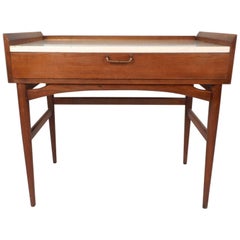 Vintage Small Mid-Century Modern Desk or Vanity by American of Martinsville