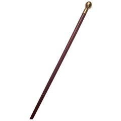 Wood Cane Walking Stick with Secret Liquor 420 Compartment