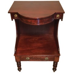 English Mahogany Bedside Table English Mahogany Bedside Table
