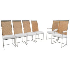 Chaises de salle à manger Milo Baughman dans Holly Hunt Great Outdoors