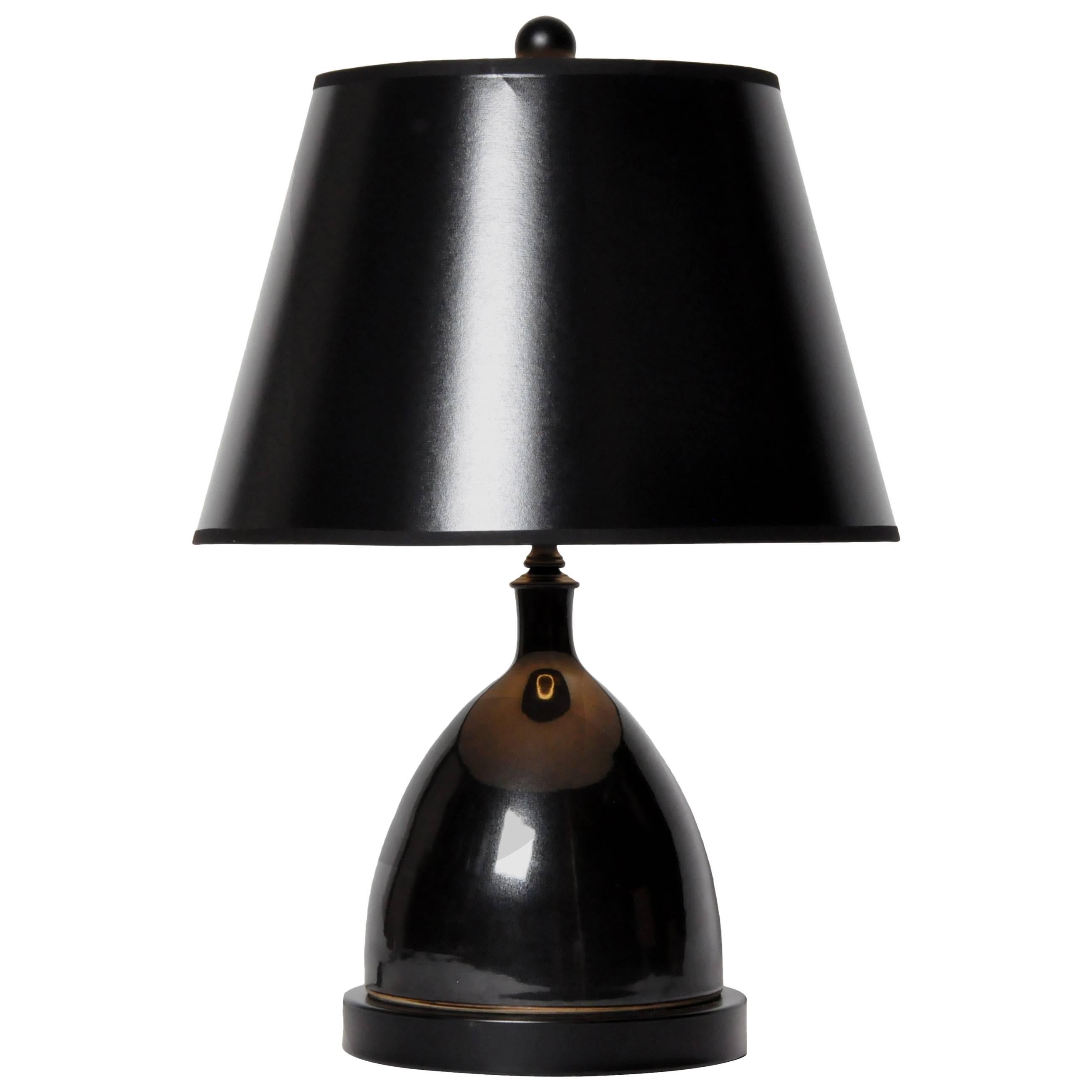 Black Ceramic Vase Lamp