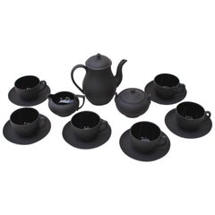 Vintage Basalt Wedgwood Tea Set