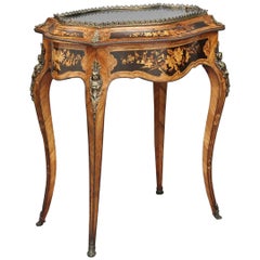 19th Century Kingwood and Inlaid Bijouterie Table