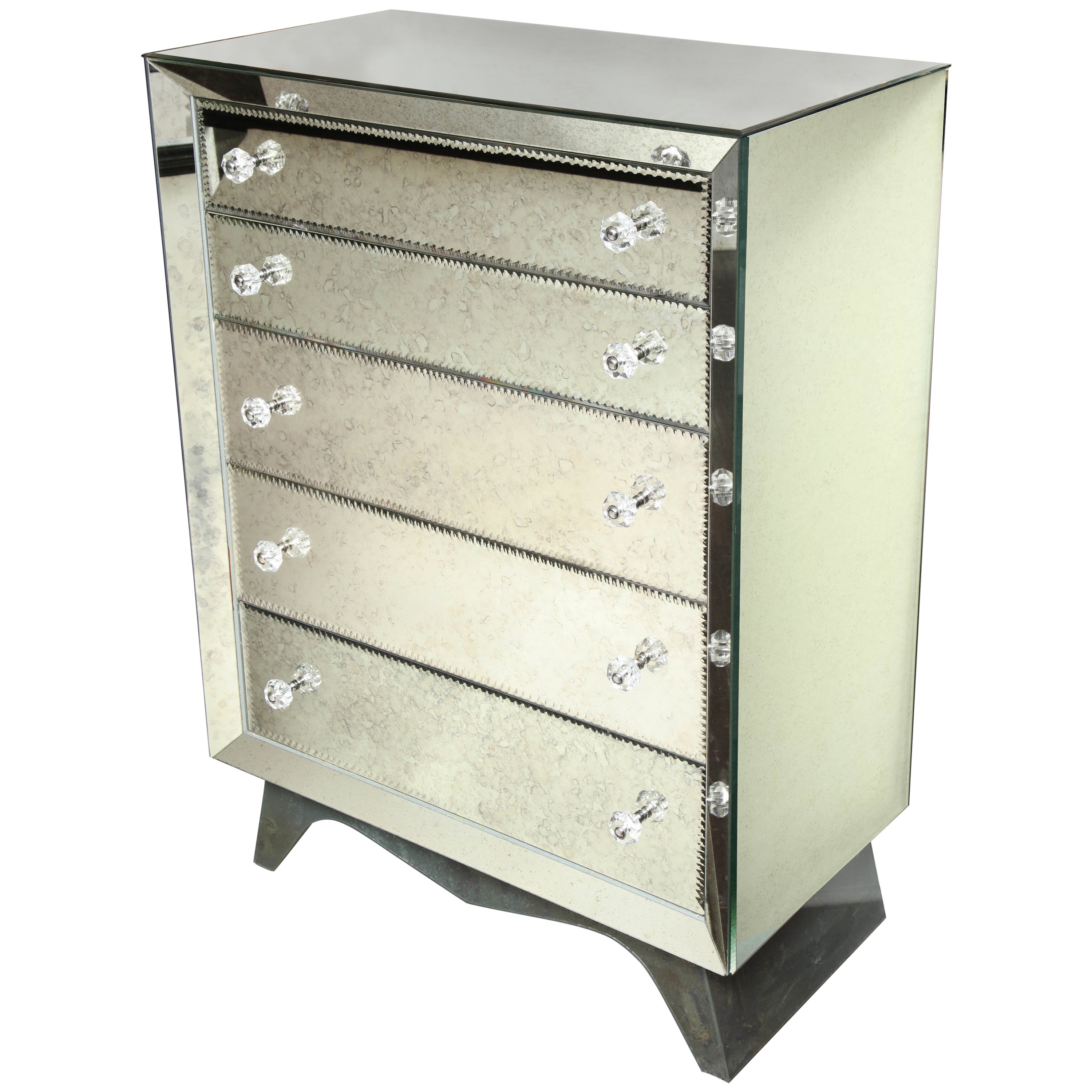 Glamorous Mirrored Dresser Designed by Guy Barker for Ello at 1stDibs