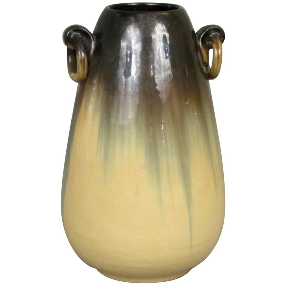 Large Fulper Pottery Vase in the Chinese Taste For Sale