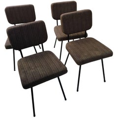 Pierre Guariche Set of Four Dining Chairs for Airborne