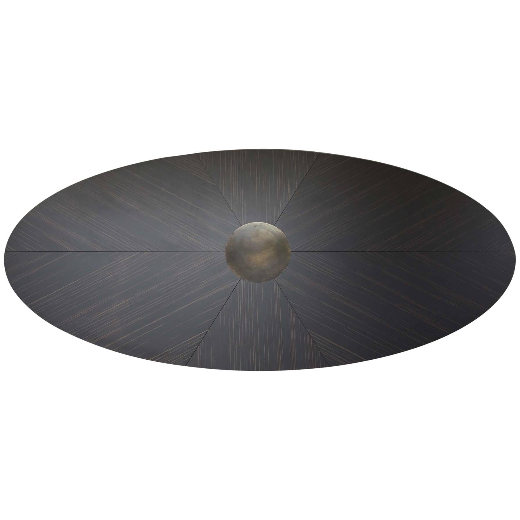 "Grand Table" Oval Table Designed by Stephane Lebrun for Dessie' For Sale