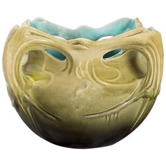 French Art Nouveau Ceramic “Chalmont” Planter by Hector Guimard