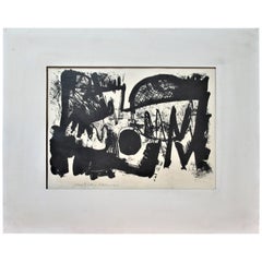 Lithographie abstraite américaine des années 1960 de William Sellers