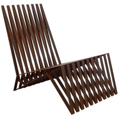 "Logan" Contemporary Lounge Chair by Brazilian Designer Flavio Franco
