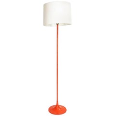 Midcentury Orange Tulip Floor Lamp by Laurel Lamps