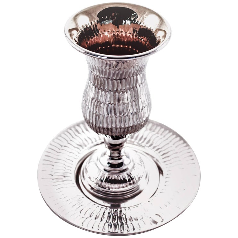 Kiddush Cup and Plate at 1stDibs