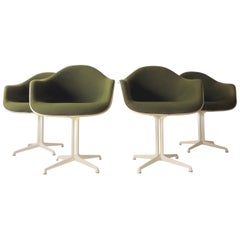 La Fonda DAL 1960s Herman Miller Armchairs by Girard & Charles Eames Set of Four