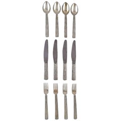 Bernadotte Silverware Georg Jensen Complete Lunch Service for Six Person