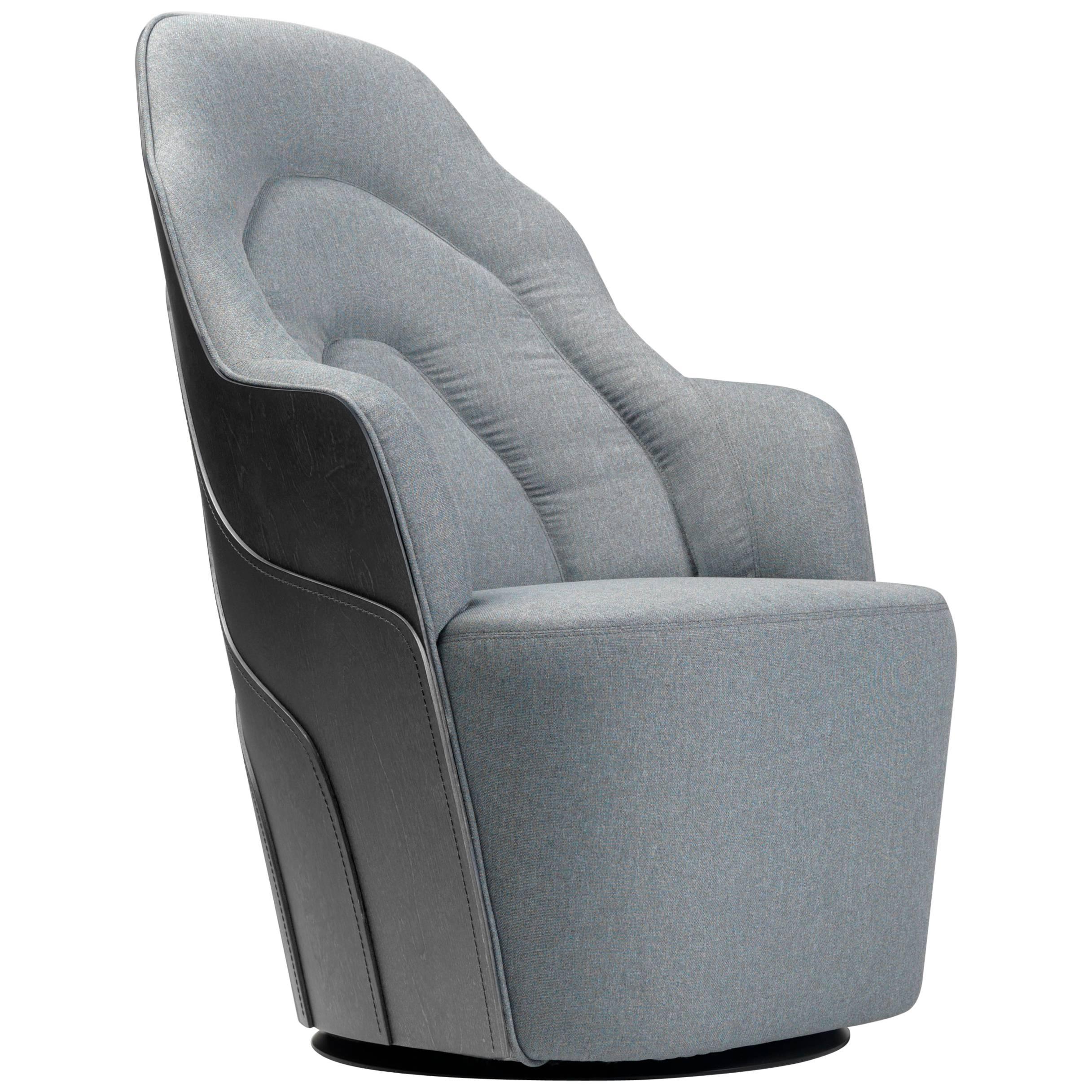 Grey Stained Birch Couture Armchair