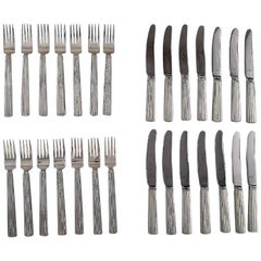 Bernadotte Silverware Georg Jensen Complete Lunch / Fruit /Child Service for 14P