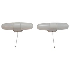 Two Bauhaus Sconces by Wilhelm Wagenfeld, Linder, Germany, 1950s