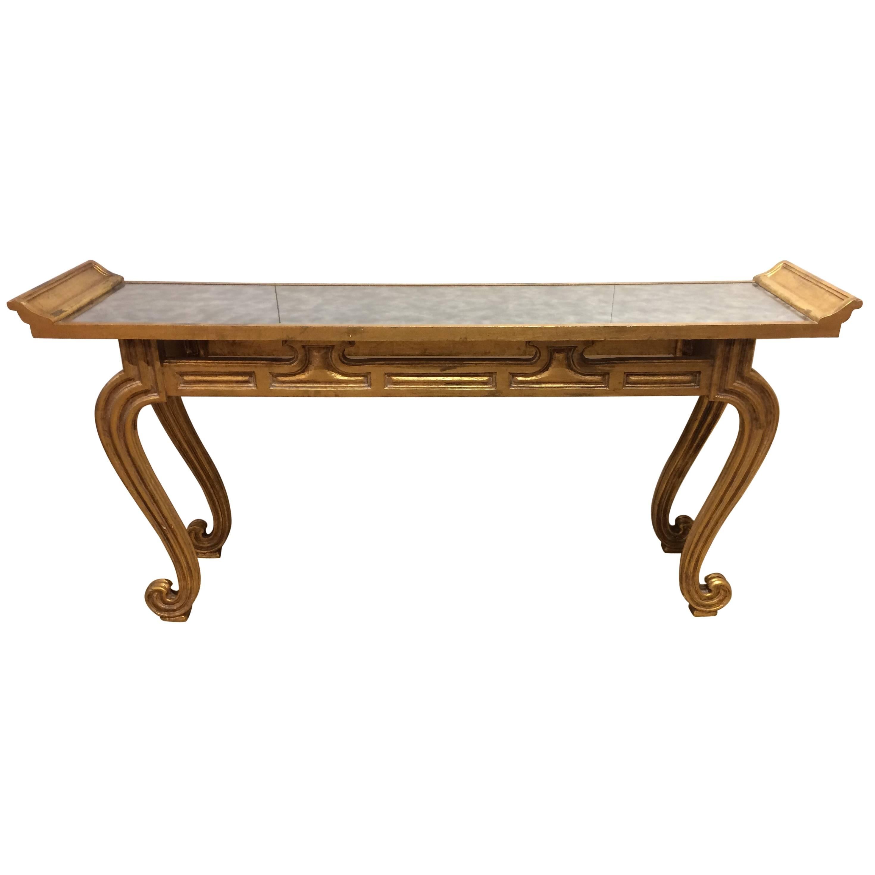 Striking Tony Duquette Style Carved Wood Kneeling Man Martini Table Striking Tony Duquette Style Carved Wood Kneeling Man Martini Table