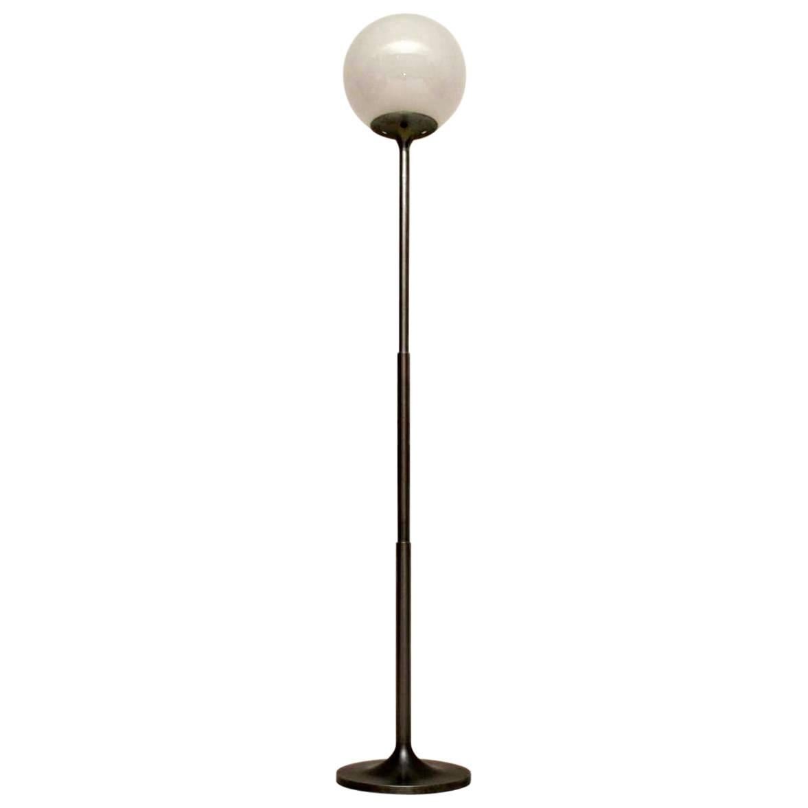 1960s Vintage Steel and Glass Telescopic Lamp