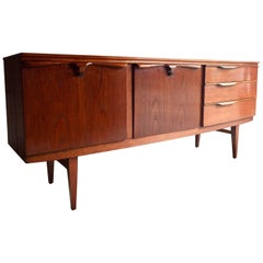 Vintage Midcentury Rosewood Sideboard Credenza Buffet 1970s Danish Style