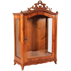 Biedermeier Vitrine or Display Cabinet Cherrywood, Austria, circa 1860