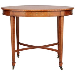 Antique 19th Century Satinwood Centre Table