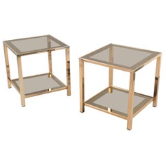 Pair of Side Tables, France, 1970s