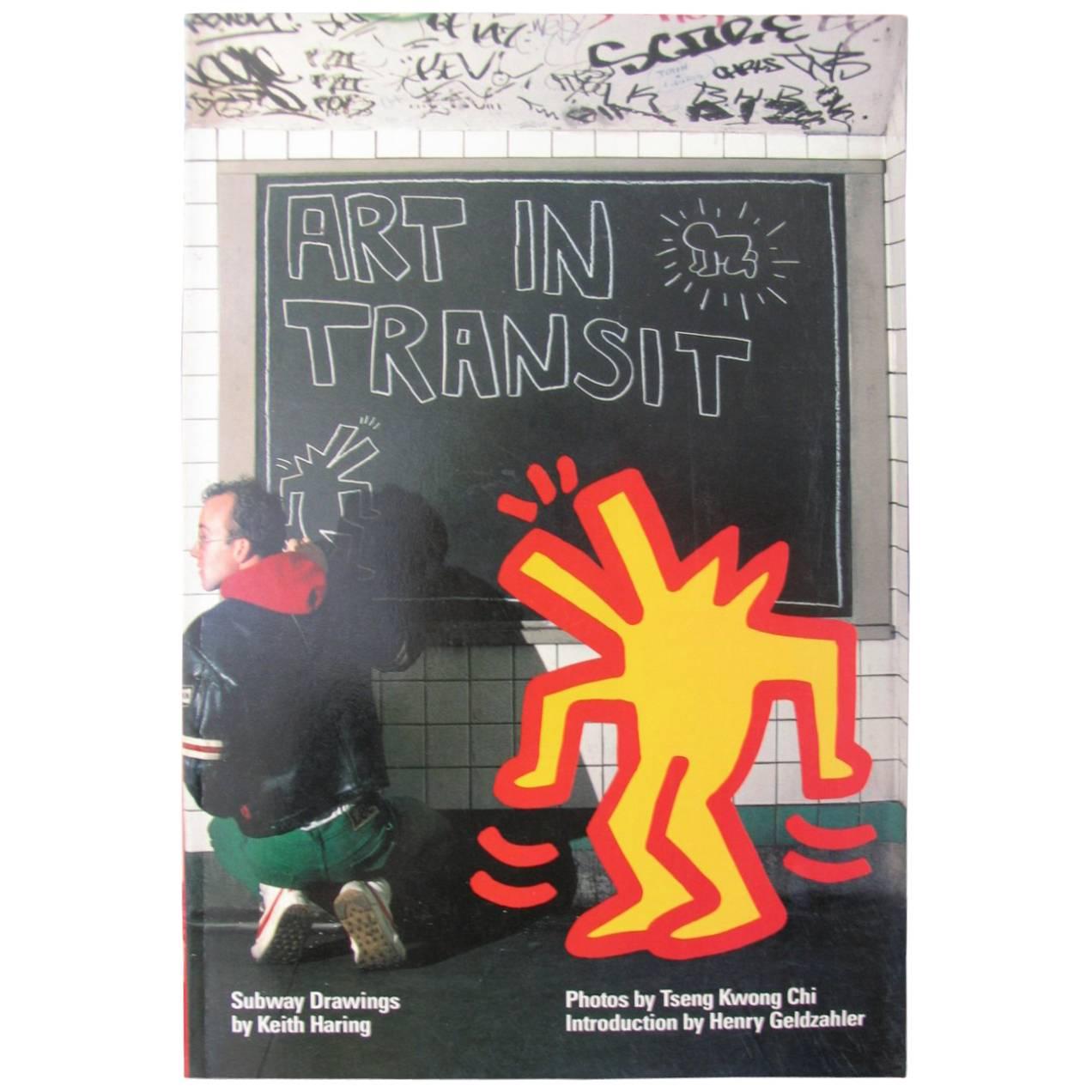 Signed Keith Haring Book "Art in Transit: Subway Drawings" 1984 For Sale