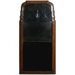 queen anne early 18th century Antique Early 18th Century Queen Anne Period Walnut Mirror