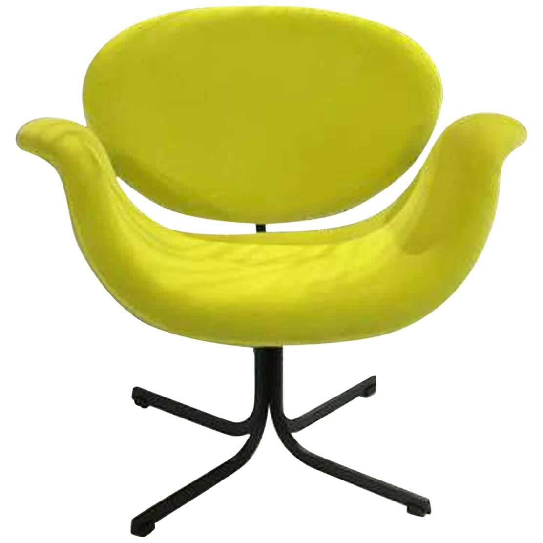 Artifort Neon Yellow Pierre Paulin Tulip Midi Chair