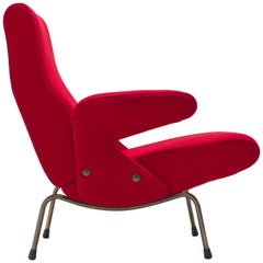 Early Italian Delfino Lounge Chair by Erberto Carboni, 1954, Arflex, Italy