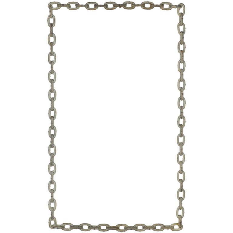 Welded Chain Wall Hanging For Sale at 1stdibs