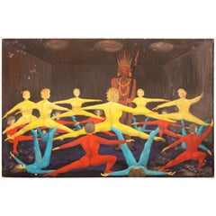 Painting Dancers by Fritz