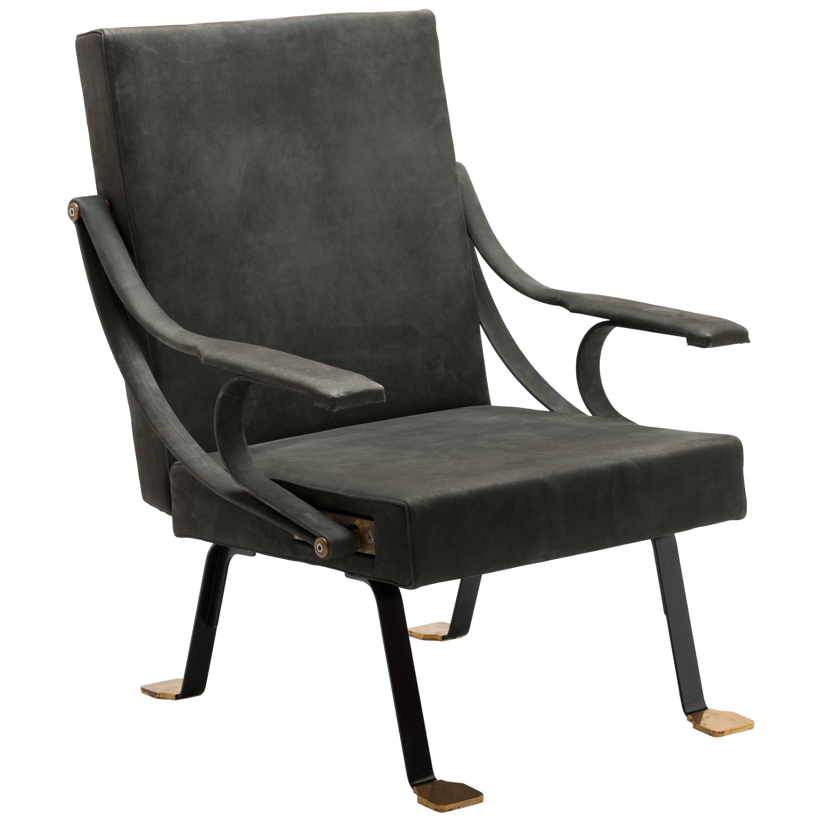 Digamma Recliner Chair by Ignazio Gardella 