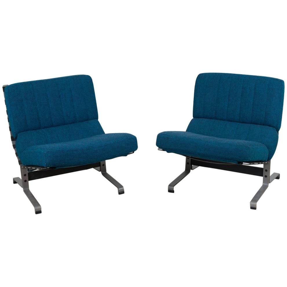Pair of Easy Chairs by Etienne Fermigier