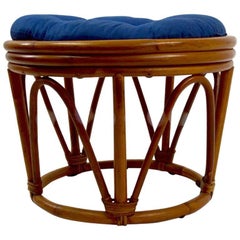 Three-Bamboo Ottoman, Poufs, Footrests
