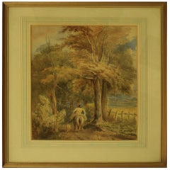 Watercolor of a Horseman