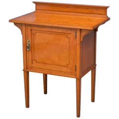 Late Victorian Satinwood Side Cabinet by Maple